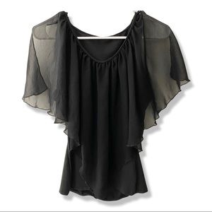 Sheer Layered Blouse